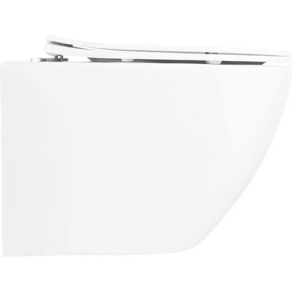 Инсталляция с подвесным унитазом комплект: Grohe Rapid SL 38772001 с подвесным безободковым унитазом BelBagno Uno BB3105CHR/SC сиденье микролифт, крепление, кнопка смыва хром + набор для гигиенического душа Haiba HB5511 - фото 9