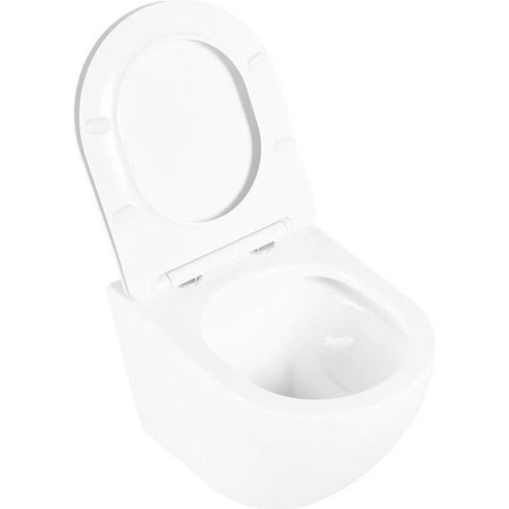 Инсталляция с подвесным унитазом комплект: Aquatek Standart 50 INS-0000012 с подвесным безободковым унитазом BelBagno Uno BB3105CHR/SC сиденье микролифт, крепление, кнопка смыва хром глянцевая + набор для гигиенического душа Haiba HB5511 - фото 9