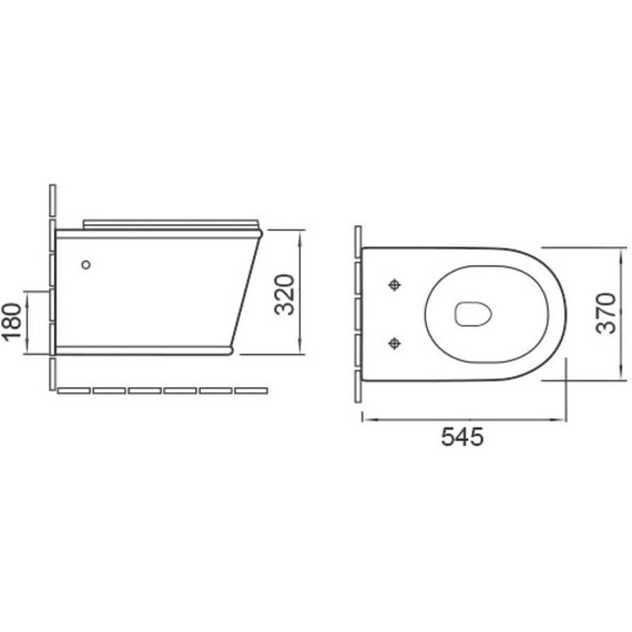 Унитаз подвесной безободковый Vincea Bordo VT1-16 с тонкой крышкой микролифт - фото 3