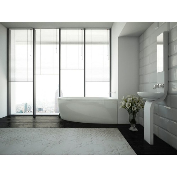 Ванна акриловая Azario Kapris 160x90 см R AV.0001160, Размер - мм: 1600х900 - фото 7