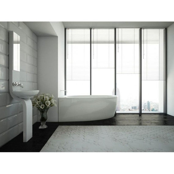 Ванна акриловая Azario Kapris 160x90 см L AV.0002160, Размер - мм: 1600х900 - фото 7