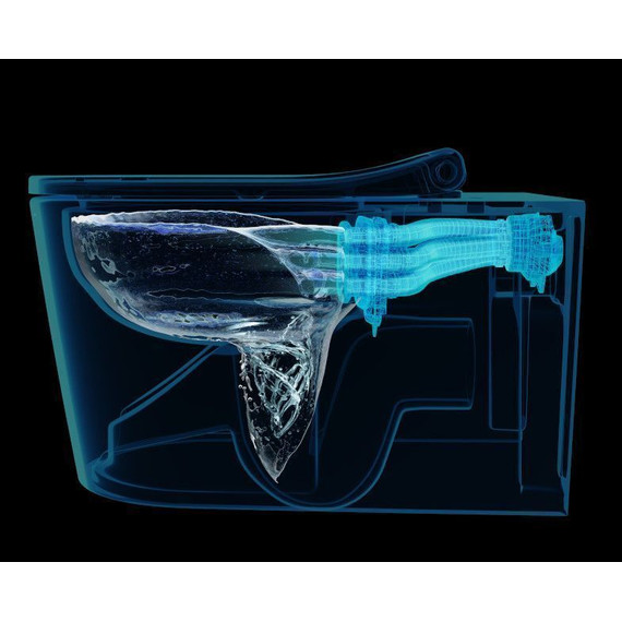 Унитаз подвесной безободковый Vitra Nest QuantumFlush 7870B403-0075 (система смыва Торнадо) - фото 8