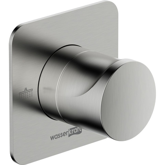 Переключатель потоков на два потребителя WasserKraft Spree A272, никель - фото 