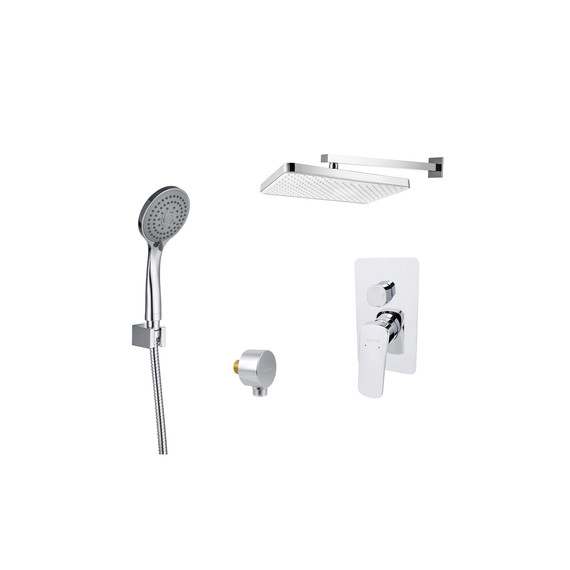 Набор смесителей 4 в 1 для душа Aquatek Вега AQ1072CR, Цвет производителя: хром - фото 