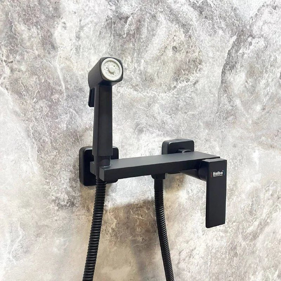 Набор для гигиенического душа Haiba HB5517-7, чёрный матовый - фото 5