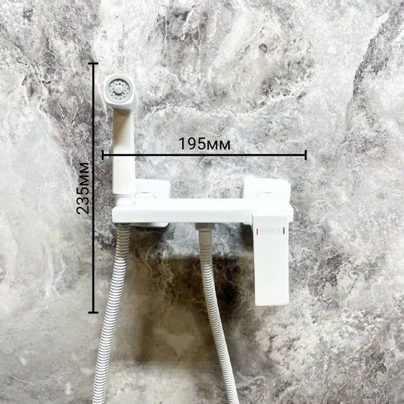 Набор для гигиенического душа Haiba HB5517-8, белый - фото 8