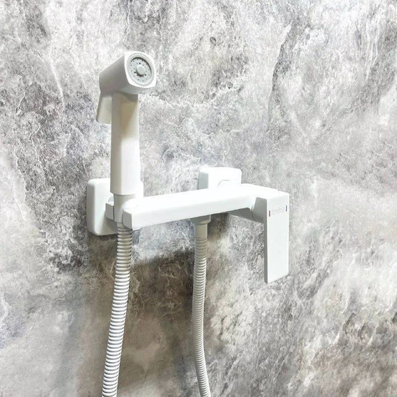 Набор для гигиенического душа Haiba HB5517-8, белый - фото 3