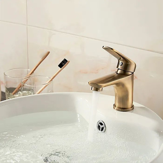 Смеситель для раковины Ledeme L1048C, бронза - фото 10