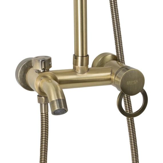 Душевая стойка Brimix 3086, бронза - фото 5