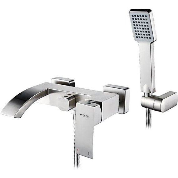 Смеситель для ванны Ledeme L73217 с душевым гарнитуром - фото 