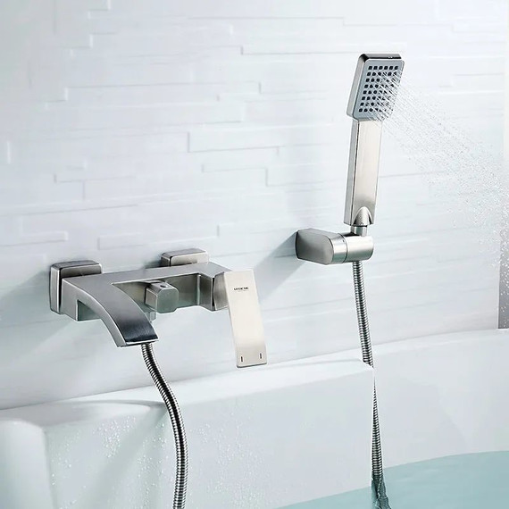 Смеситель для ванны Ledeme L73217 с душевым гарнитуром - фото 3