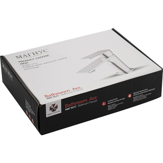 Смеситель для раковины Magnus 8405, чёрный - фото 2