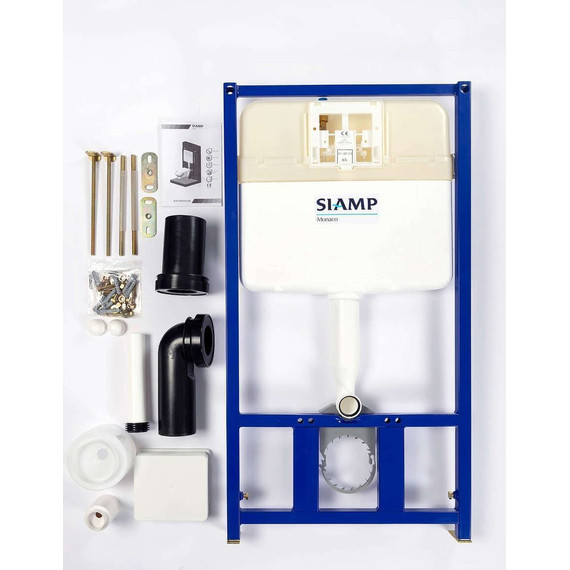 Инсталляция для унитаза Siamp Intraslim 10014228 (кнопка смыва приобретается отдельно) - фото 