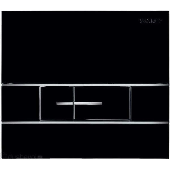 Кнопка смыва Siamp Segment 31171110, чёрный - фото 