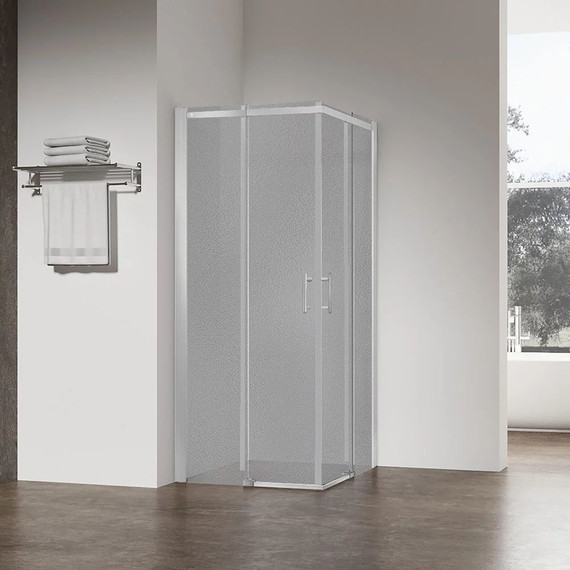 Душевое ограждение Veconi 110x90 см RV50CH-L-11090-02-C8, хром/матовое - фото 