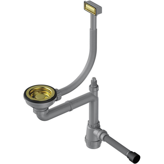 Арматура для кухонной мойки Omoikiri WK-1 LG 4956824, светлое золото - фото 