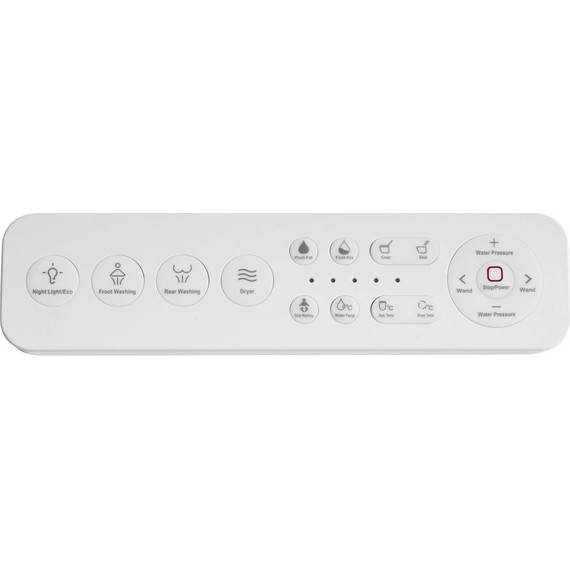 Электронный импульсный унитаз-биде Abber Bequem AC1119S с крышкой микролифт - фото 10