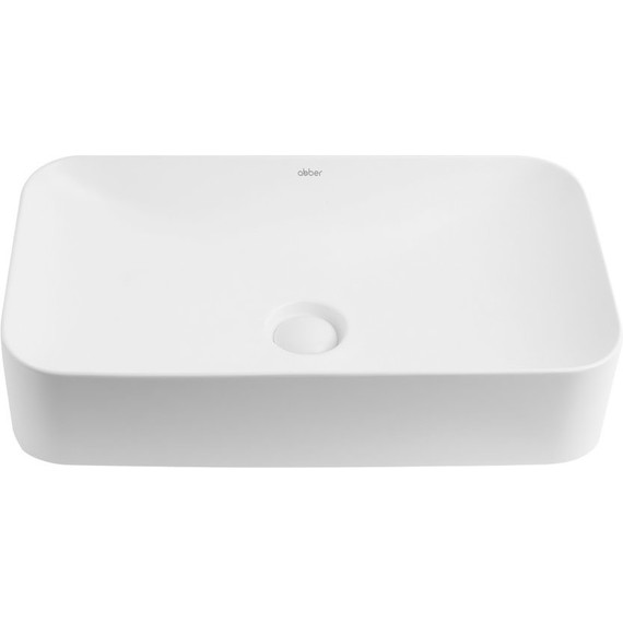Раковина-чаша Abber Rechteck 60 см AC2204MW, белый матовый - фото 2