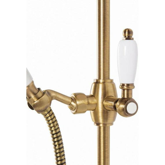 Душевой гарнитур Cezares CZR-U-S-02-Bi, бронза - фото 4