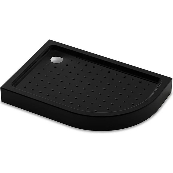 Поддон Veconi 120x80 см TZ55LB-12080-C5 L, чёрный - фото 