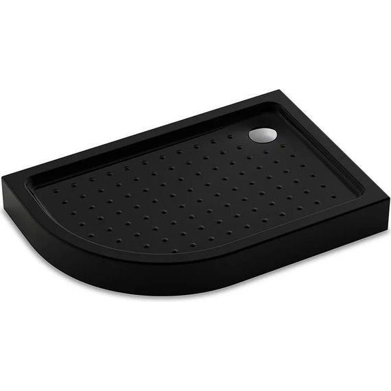 Поддон Veconi 120x80 см TZ55RB-12080-C5 R, чёрный - фото 
