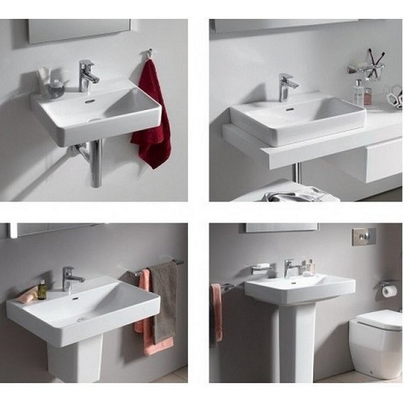 Раковина подвесная Laufen PRO S 55 см 8.1096.2.000.104.1 - фото 3