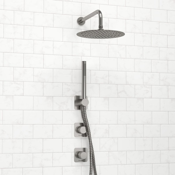 Душевая система для душа WasserKraft Tauber 6400 A6451.296.097.121.275.100.276, никель - фото 3