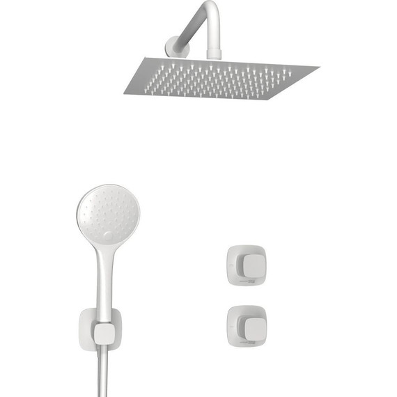 Душевая система для душа WasserKraft Saale 9500 A9551.266.146.254.328.156.155, белый - фото 3