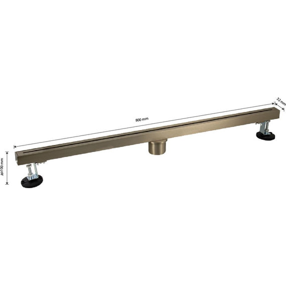 Трап Санакс 80 см 40062, золото матовое - фото 7