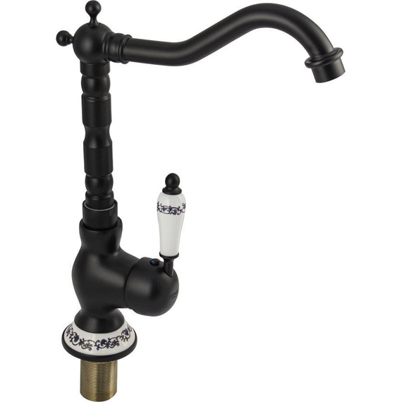 Смеситель для кухни Brimix 1533, чёрный - фото 