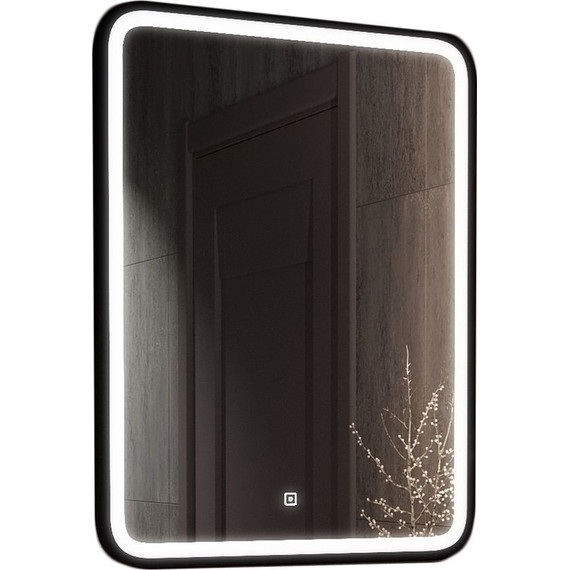 Зеркало Санакс 60 см 45220, чёрный - фото 