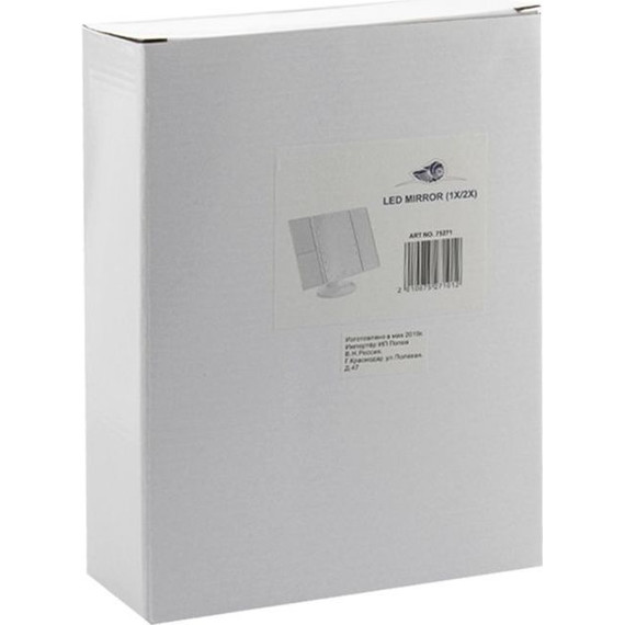 Зеркало косметическое настольное Санакс 75271, белый - фото 4