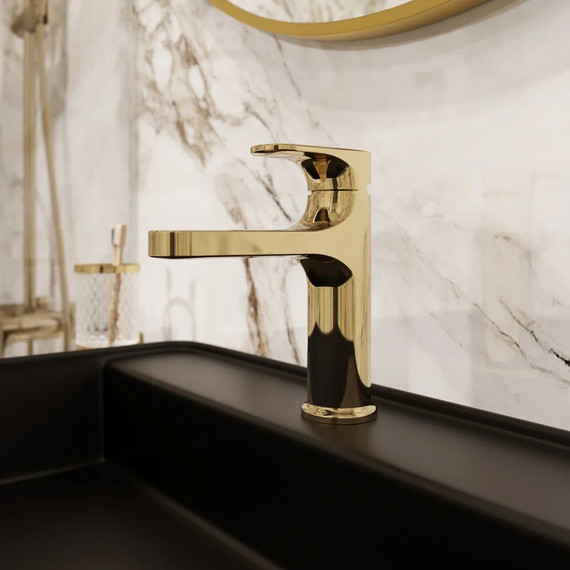 Смеситель для раковины Boheme Spectre 451-G, gold, Цвет производителя: gold - фото 6