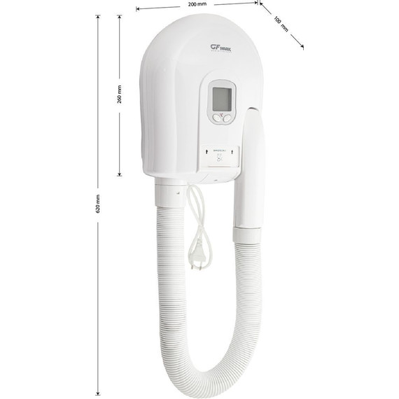 Фен для волос GFmark 6822, белый - фото 9