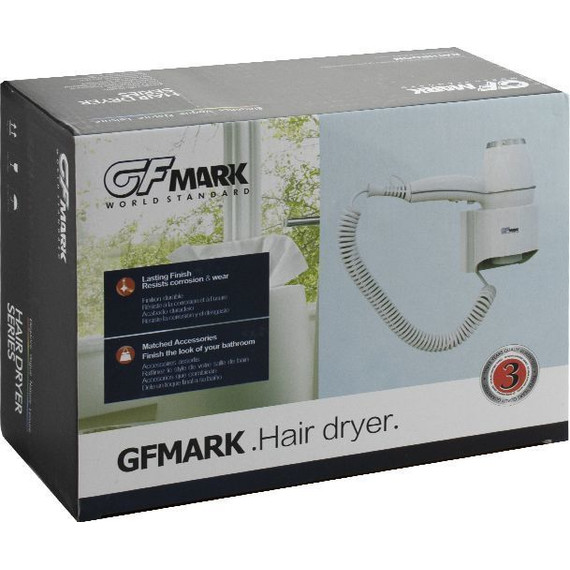 Фен для волос GFmark 6832, белый - фото 7