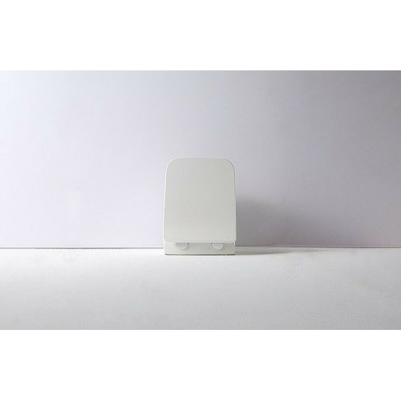 Унитаз подвесной безободковый CeramaLux TR5170 с тонкой крышкой микролифт (система смыва Торнадо) - фото 4