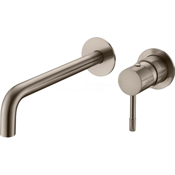 Смеситель для раковины настенный Boheme Uno 465-NB (со скрытой частью) nickel brush, Цвет производителя: nickel brush - фото 