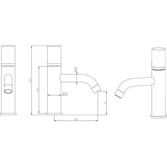 Смеситель для раковины Boheme Stick 121-CRCR, chrome, Цвет производителя: chrome - фото 3