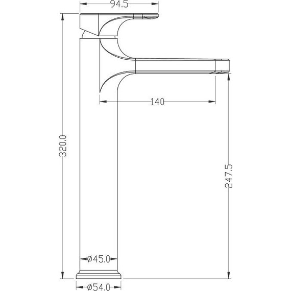 Смеситель для раковины высокий Boheme Spectre 452-NB, nickel brush, Цвет производителя: nickel brush - фото 2