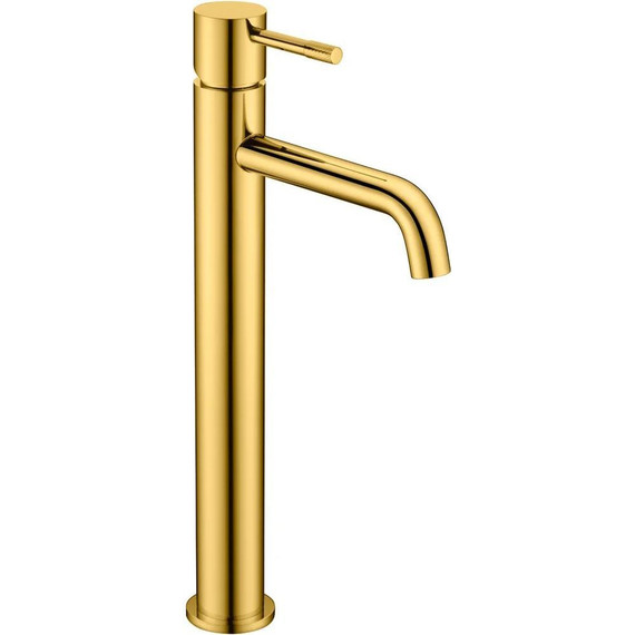 Смеситель для раковины высокий Boheme Uno 462-G, gold, Цвет производителя: gold - фото 