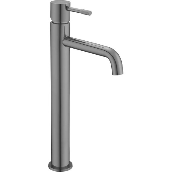 Смеситель для раковины высокий Boheme Uno 462-SGM, shine gun metal, Цвет производителя: shine gun metal - фото 