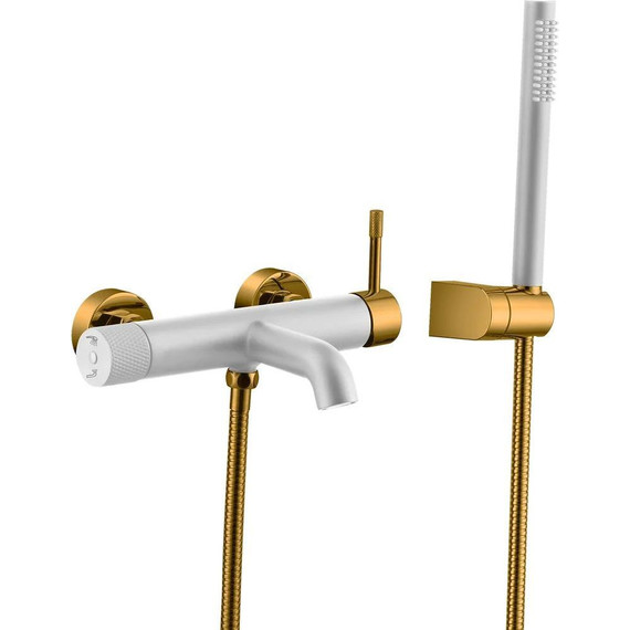 Смеситель для ванны Boheme Uno 463-WG, white gold, Цвет производителя: white gold - фото 