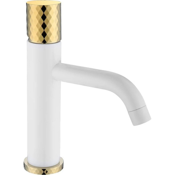 Смеситель для раковины Boheme Stick 121-WG, white gold, Цвет производителя: white gold - фото 