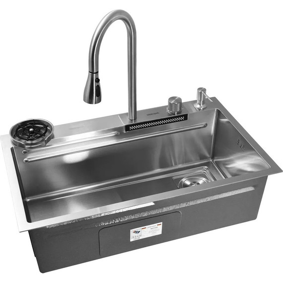 Кухонная мойка Gerhans K37545 1 мм, нержавеющая сталь (НОВИНКА 2024), Цвет производителя: нержавеющая сталь - фото 3