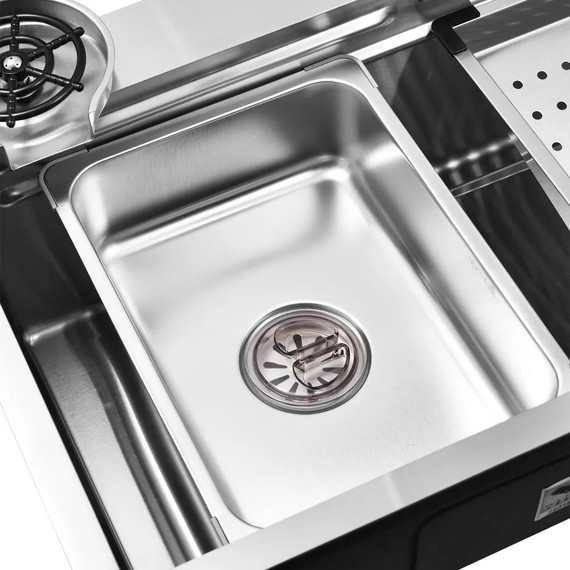 Кухонная мойка Gerhans K37545 1 мм, нержавеющая сталь (НОВИНКА 2024), Цвет производителя: нержавеющая сталь - фото 6