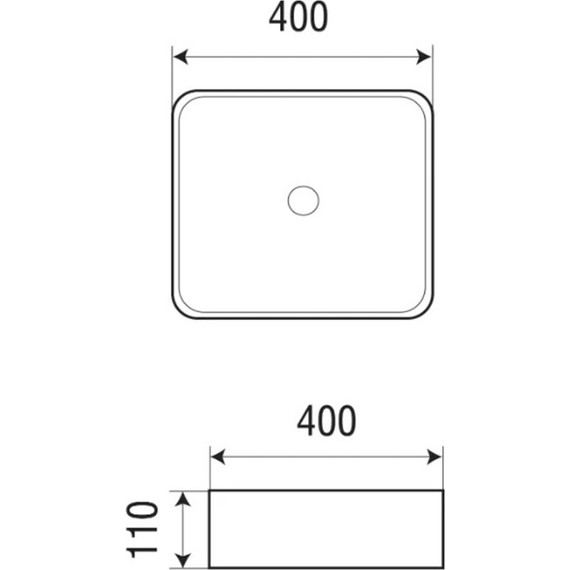Раковина-чаша Azario 40 см AZ-2179 - фото 4