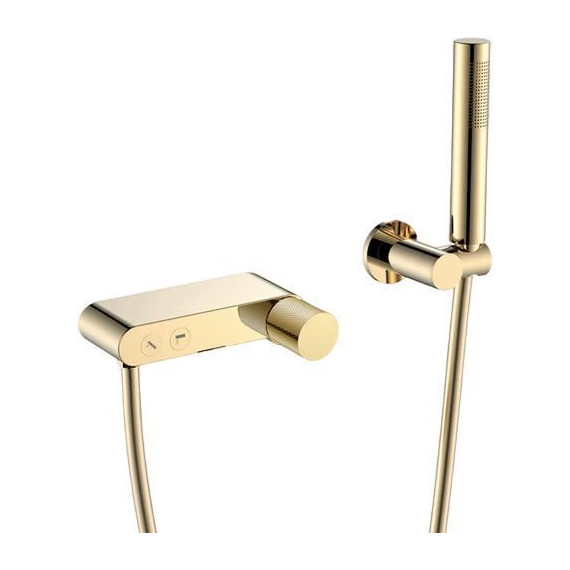 Смеситель для ванны Boheme Stick 123-GG.2, золото, Цвет производителя: золото - фото 