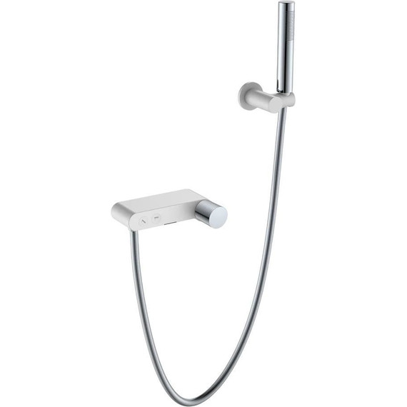 Смеситель для ванны Boheme Stick 123-WCR.2, white chrome, Цвет производителя: white chrome - фото 2