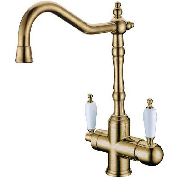 Смеситель для кухни Boheme Medici Ripresa 111, бронза - фото 