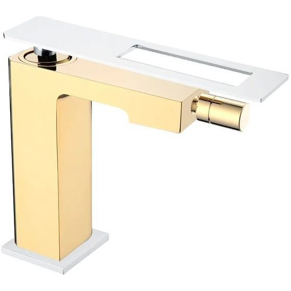 Смеситель для биде Boheme Q 146-GCR, gold chrome, Цвет производителя: gold chrome - фото 